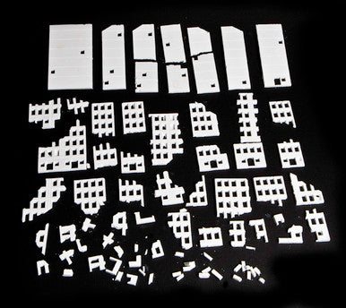 Rubbled Building Bits, Plaster - 285RUBBLE001-P