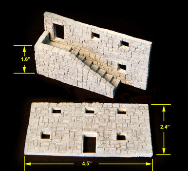Two Story Walls with upstairs entrance 3 Piece Kit - 20MBMC009