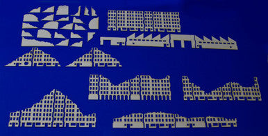 Ruined/Non Ruined City Buildings #2 (Matboard) - 285CSS002