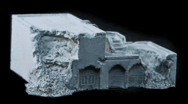 Downtown Shop, Bombed (Resin) - 285MEV024