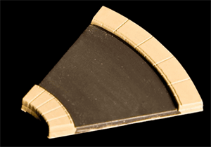 45 Degree Curve, 2 Lane Road - 285ROAD007