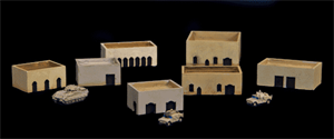 One Story Buildings With Walled Roof Area (Resin) - 285MEV029