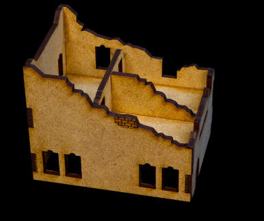 Damaged Building (MDF) - 15MMDF043