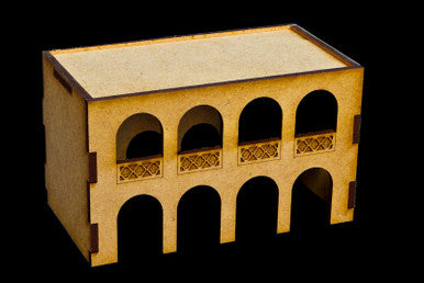 Middle East Two Story Building (MDF) - 15MMDF046