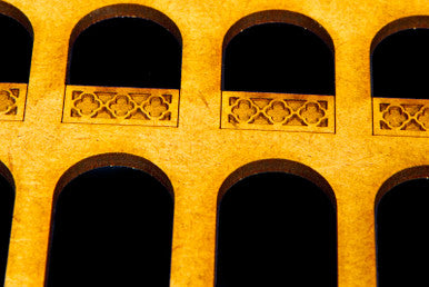 Middle East Two Story Building (MDF) - 15MMDF046