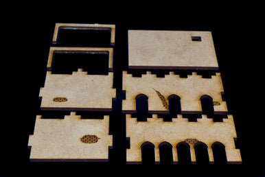 Middle East One Story Building With Removable Roof - 20MMDF012-R