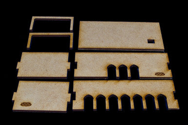 Middle East One Story Building With Removable Roof - 20MMDF013-R