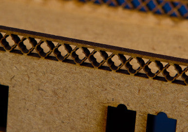 Middle East Three Story Building With Removable Roof (MDF) - 15MMDF023-R