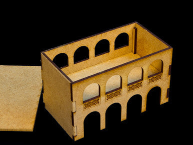 Middle East Two Story Building - 20MMDF046-R