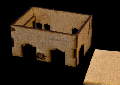 Middle East One Story Building With Removable Roof - 20MMDF014-R