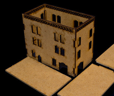 Middle East Three Story Building With Removable Roof - 20MMDF023-R