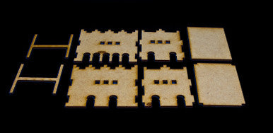 Middle East Two Story Building With Removable Roof - 20MMDF016-R