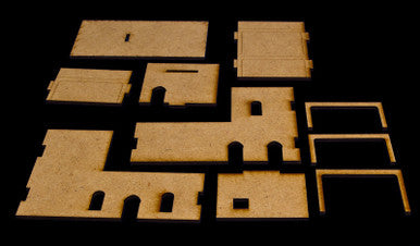 Middle East Two Story Building With Removable Roof - 20MMDF026-R