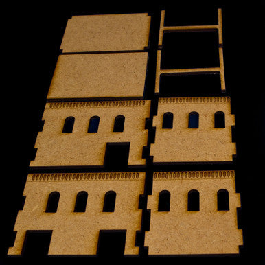 Middle East Two Story Building With Removable Roof - 20MMDF020-R
