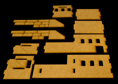 Middle East Building with 2 Outside Stairs - 20MMDF050