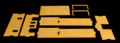 Walled Compound With Removable Roof (MDF) - 15MMDF035-R