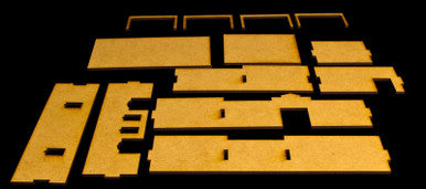 Walled Compound With Removable Roof (MDF) - 15MMDF036-R