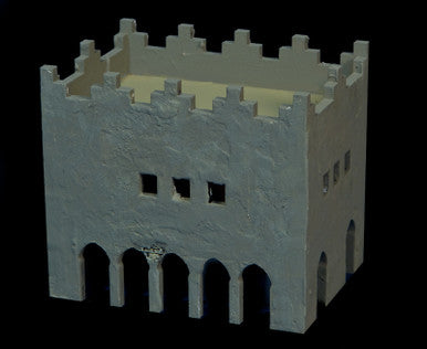 Middle East Two Story Building With Removable Roof (MDF) - 15MMDF016-R