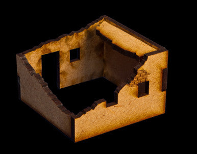 Ruined Afghan Style Hovel (MDF) - 15MMDF070