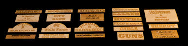 Old West Signs - 28MWEST100