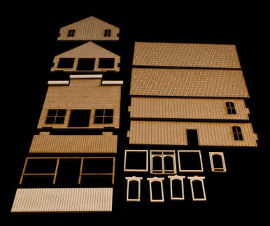 Old West One Story Building - 28MWEST004