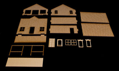 Old West One Story Building - 28MWEST006