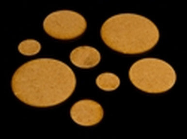 2.35" (60mm) Round Bases - MDF