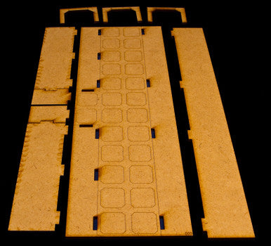 18" Straight Hallway, One Room Entrance - SPACE205