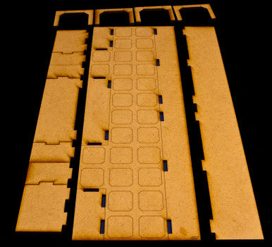 12" Straight Hallway, Two Room Entrances - SPACE007