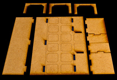 9" Straight Hallway, One Room Entrance - SPACE203