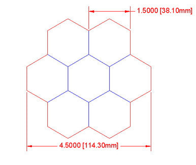 Hex Bases, "Circle of 7" - (1.5")