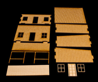 Old West One Story Building - 15MWEST008