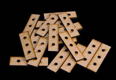 Narrow Outside Wall Supports (40 Pcs) - SPACE032