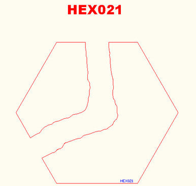 Curved River Hex - 285HEX021