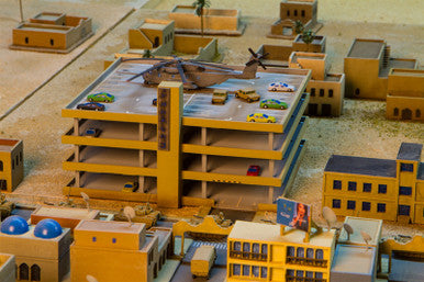 10mm Parking Structure, Middle Floor (Acrylic) - 10MACR082-2