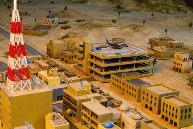 10mm Parking Structure, Middle Floor (Acrylic) - 10MACR082-2