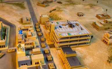 1/285th Scale Parking Structure, Middle Floor (Acrylic) - 285ACR031-2