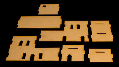 Middle East Two Story Building - 20MMDF120