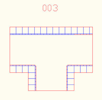3 Way Intersection, 2 Lane Road - 10MROAD003