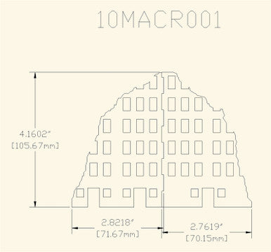 Ruined City Building (Acrylic) - 10MACR001