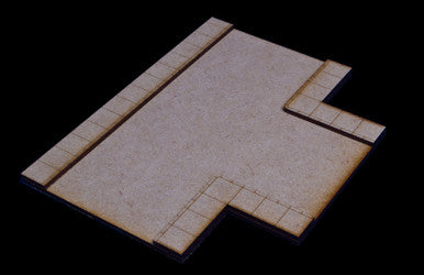 3 Way Intersection, 2 Lane Road - 28MROAD003