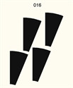 22.5 degree corners, 4 Lane Road (4 pcs) - 285FELT016