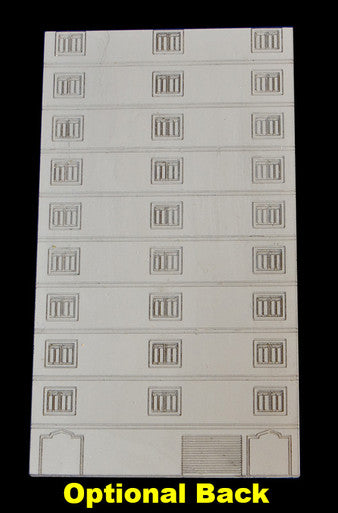 Laser Engraved Back Panel for "The Colletti Hotel" (Acrylic) - 285MEV012BACK