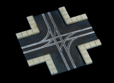 4 Way Crossing, 2 LaneRoad - 285ROAD064