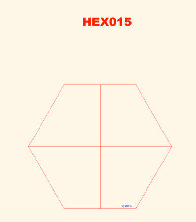 Quarter Hexes (4) - 285HEX015