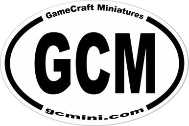 GCM Oval Sticker