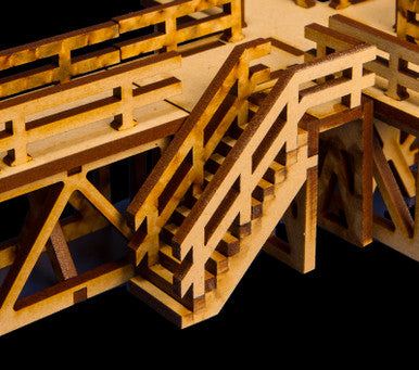 Elevated Pedestrian Walkway Stairs Kit (2 Pcs) - 15MTW039