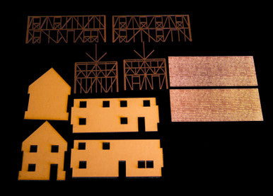 Two Story Large Half Timber House - 10MMDF303