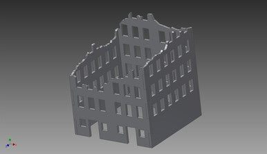 Ruined City Building - 20MMDF258