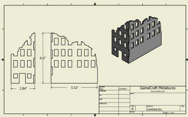 Ruined City Building - 20MMDF251